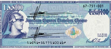 American Express checks