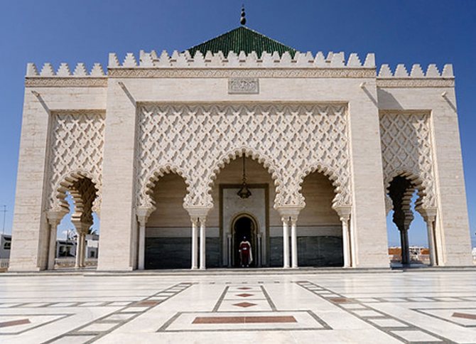 Photo of the mausoleum of Muhammad V