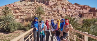 Фото туристов в Марокко