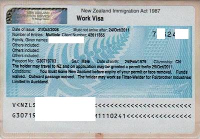 новозеландская виза