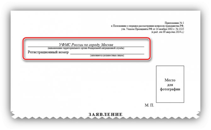 Пример заполнения заявления на гражданство РФ в 2019 году