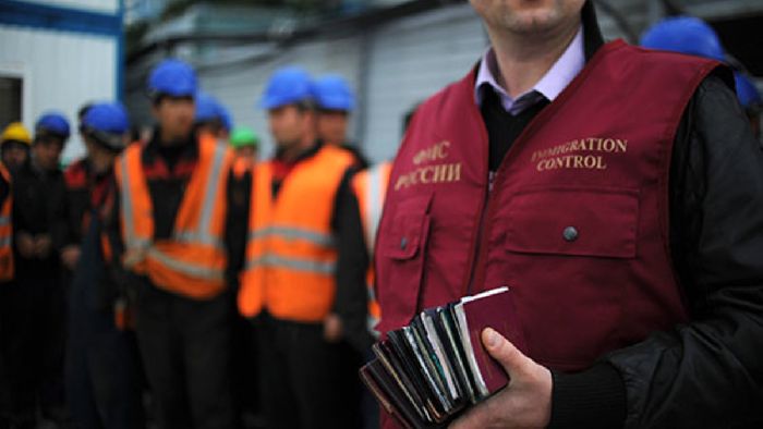 Employees of the Federal Migration Service of Russia