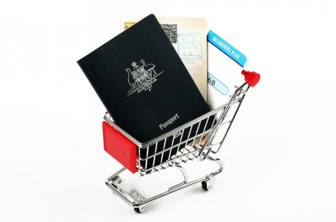 Collection of documents for obtaining Australian citizenship