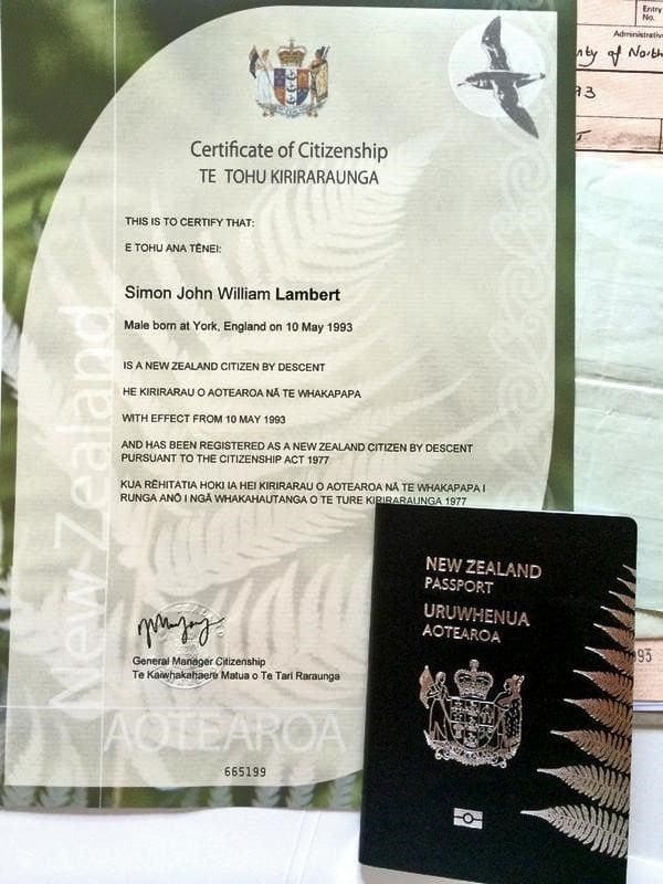 Сертификат гражданина