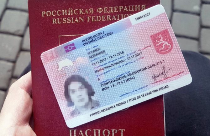 Finnish residence permit for Russians