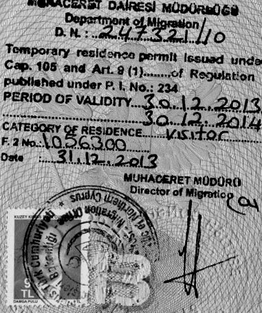 northern cyprus residence permit